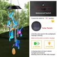 thumbnail image 5 of Campanillas de viento, campanillas de viento solares Colibri para exterior Color Chan, 5 of 5