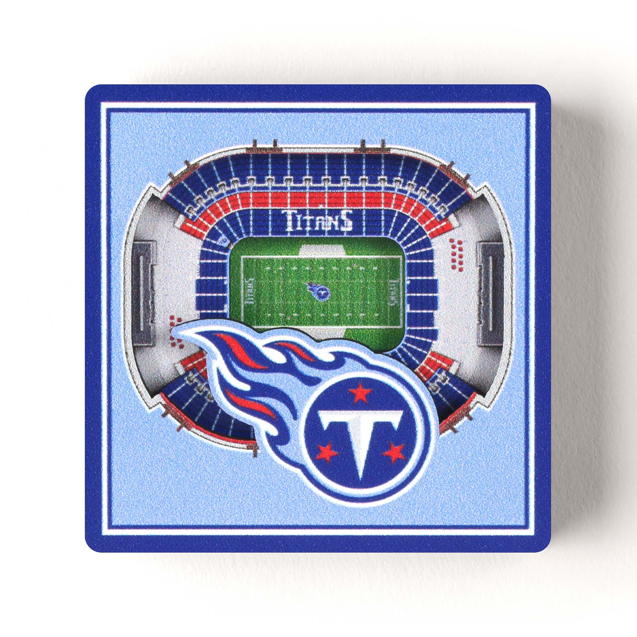 YouTheFan NFL Tennessee Titans 3D StadiumView Magnet
