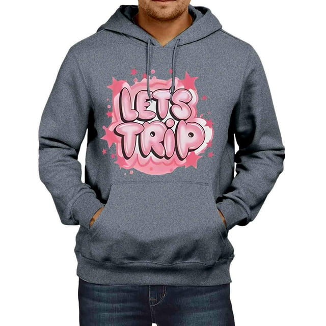 WILLBEST Sudaderas para Hombre Trip Hoodie Long Sleeve Streetwear Women Men Hooded Sweatshirts XGrande