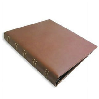 Leather Yarmouth 12x12 Scrapbook Ivory by Gallery Leather