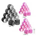 thumbnail image 6 of Tnobhg 1 Set Self Grip Hair Roller Kit with Duckbill Clips No Damage Manual DIY Hairdressing Tool Heat-less Bang Hair Rolling Curler for Long Medium Short Thick Fine Hair Hair Accessories, 6 of 8