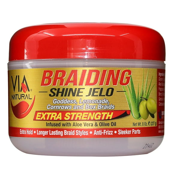 Via Natural Natural Braiding Shine Jelo Extra Strength