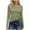 Army Green, variant on MELDVDIB Womens T-Shirts Single Side Drawstring Cropped Crewneck Tees Spring Fall Long Sleeve Shirts Light Weight Pullover Tops