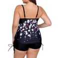 thumbnail image 5 of Qingpeng Women's Flowy Tankini Modest Bathing Suit Loose Fit Plus Size Swimsuit Swim Set for Women, 5 of 7