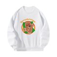 thumbnail image 3 of Sudadera con cuello redondo para mujer, sudadera con estampado de regalo, Tops informales suaves de manga larga, sudadera para uso diario, trabajo , S S, 3 of 10