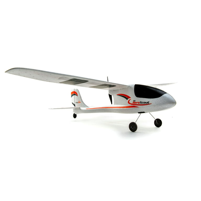 Hobbyzone Rc Airplane Mini Aeroscout Rtf Includes Controller Transmitter  Battery And Charger Hbz5700 Airplanes Rtf Trainers - Walmart.Com