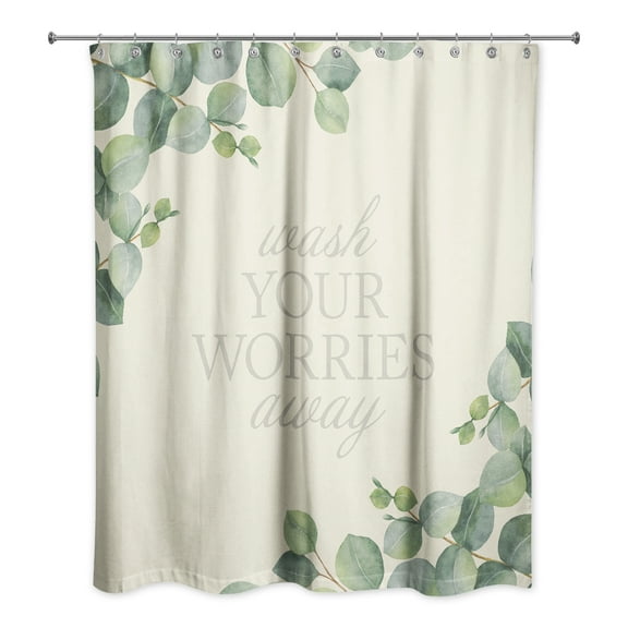 Creative Products Wash Your Worries Away 2 71x74 Shower Curtain