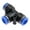 PE8, variant on 1Pc Plastic T-junction Pneumatic Fittings Air 3 Way Quick Joint Fitting Connector Pneumatic Part PE4/6/8/10/12/14/16mm Tube Hose