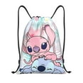 thumbnail image 1 of Pofeuu Stitch for Water-Resistant 210D Drawstring Bag Compact Foldable Design Gym Yoga Travel Essentials Lightweight Carryall-Medium, 1 of 6