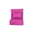 thumbnail image 3 of Relaxie Lin Chaise Convertible Réglable 5 Positions Lit de Dortoir Canapé - Rose, 3 of 7