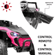 thumbnail image 2 of Montable Electrico para Niños UVT-001 Luz y Sonido Control Remoto Conexión USB y Bluetooth 12v - Rosa, 2 of 7