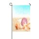thumbnail image 1 of Bandera de Jardín ABPHQTO Conchas marinas Arena Océano Verano Playa 30x45 cm, 1 of 1