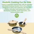thumbnail image 2 of PlanToys® Wooden Cooking Utensils Set for Montessori Inspired Pretend Play , Practical Life, Creativity and Social Skill Development , Eco Friendly Wooden Kitchen Utensil Toys for Imaginative Cooking, 2 of 8