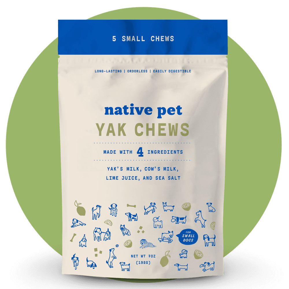 Native Pet's Himalayan Yak Chews for Dogs Longlasting + ProteinRich