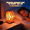 thumbnail image 4 of Natural Himalayan Pink Salt Lamp, Dimmable Single Lighting, Plug-in Powered, Crystal Salt Rock Lamp,Glow Night Light for Bedroom Office, UL & ETL Certified Cord (Crystal Cylinder), 4 of 4