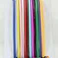 thumbnail image 5 of U8MO 11 Yards Flat Soft Faux Leather Strap String Trim Jewelry Cord 4mm Various Color-Neon Hot Pink, 5 of 9