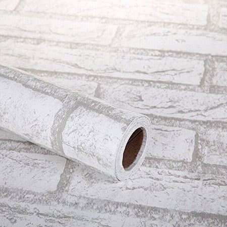 Hoyoyo 17 8 X 78 Inches Self Adhesive Shelf Liner Self Adhesive Shelf Liner Dresser Drawer Contact Paper Wall Sticket Home Decoration White Brick Walmart Canada