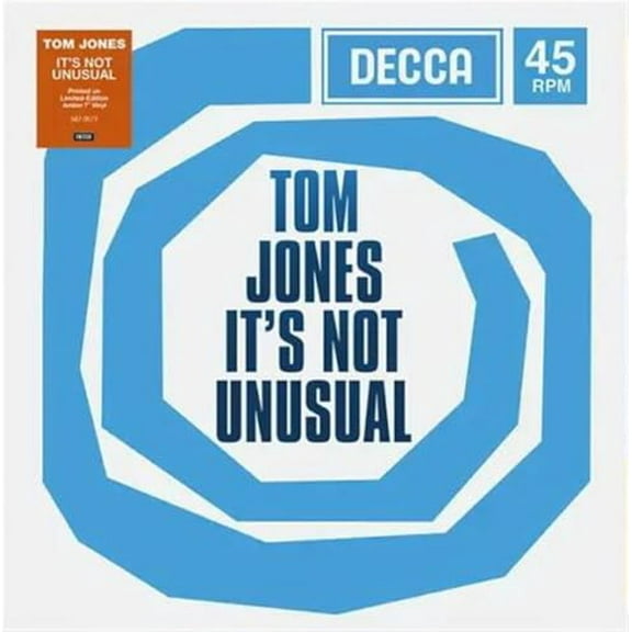 Tom Jones It's Not Unusual (RSD 2024) (Vinyl Record) Limited 7" Single Coloured Vinyl