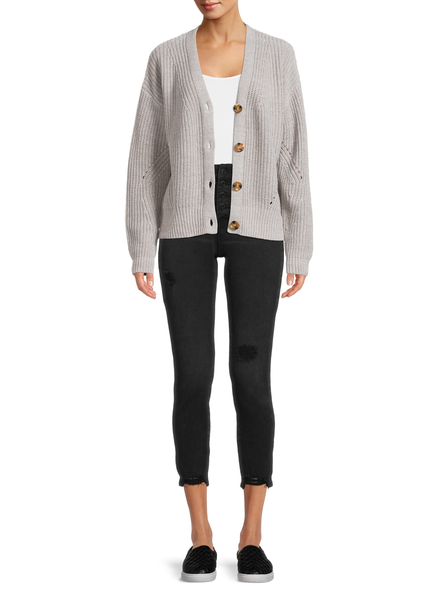 Time and Tru Time and Tru Women's High Rise Skinny Jeans Walmart