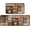 Coffee, variant on Kitchen Mats for Floor Lemon Kitchen Rugs Sets of 2 Non Slip Absorbent Washable Kitchen Rugs Anti Fatigue 17"x47"+17"x30"