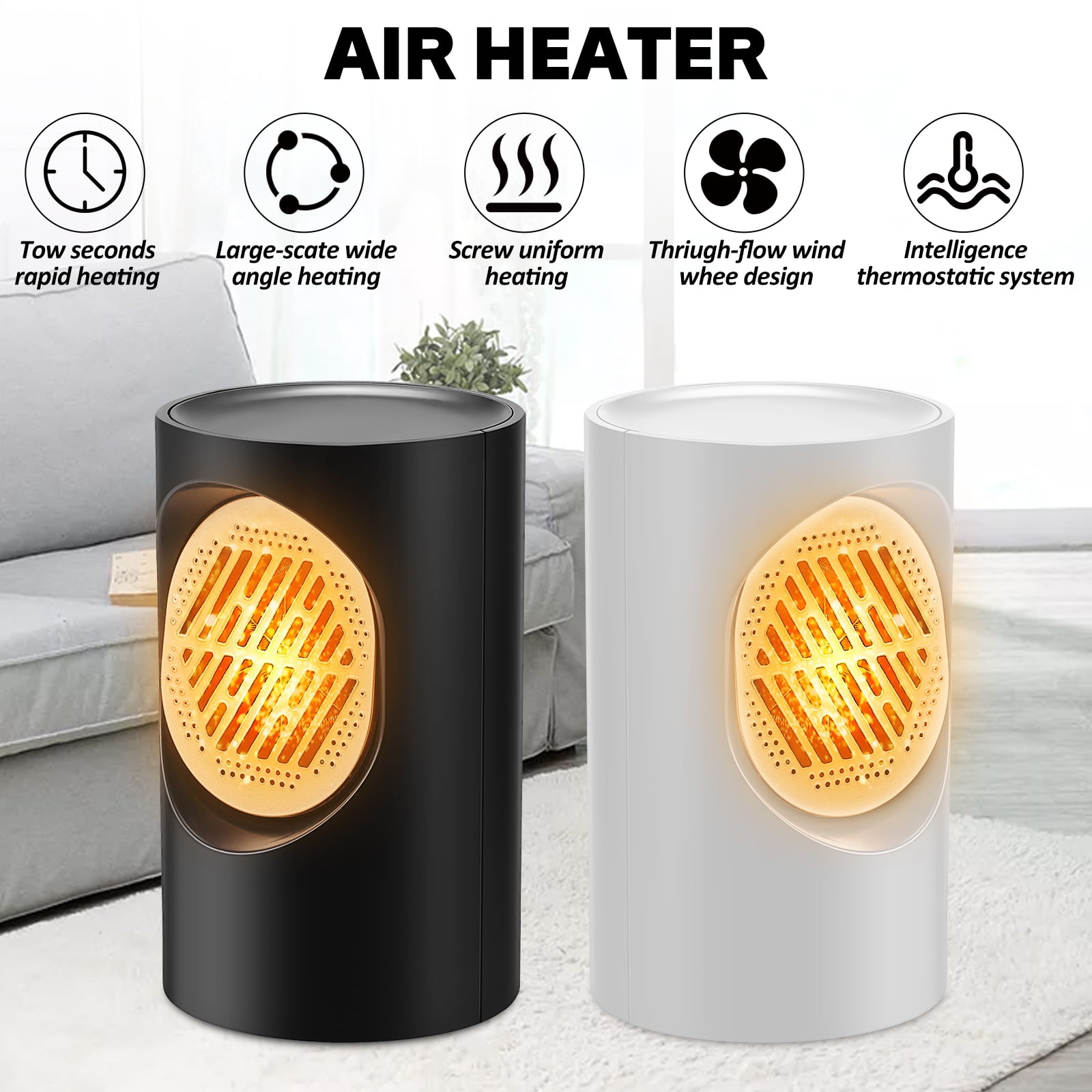 Heating Wire Space Heater,Portable Electric LowNoise Personal Mini