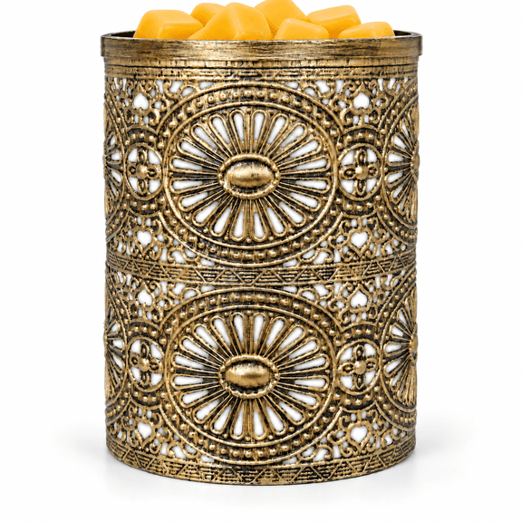 DAYBETTER Wax Melt Warmer, Electric Wax Warmer for Scented Wax, Candle Warmer Oil Burner with 25W G50 Bulb, Sunflower Wax Warmer Cubes for Home, Bedroom, Birthday Gifts for Women
