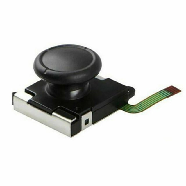 2PCS Plastic + Metal Left/Right Joystick 3D Analog Rocker Controller Replacement Cap for Switch TAPDRA Spare Part