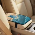 thumbnail image 4 of Xixirimido 5Pcs Car Seat Covers & Seatbelt Covers & Center Console Cover Set Universal Auto Accessories Fit for SUV Sedan Van Truck Leather Front Seat Cover, Beach & Sea Tutle, 4 of 8