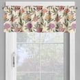 thumbnail image 4 of Ambesonne Flowers Valance & Curtain, Vintage Flower and Anchors, 55"x45", Multicolor, 4 of 7