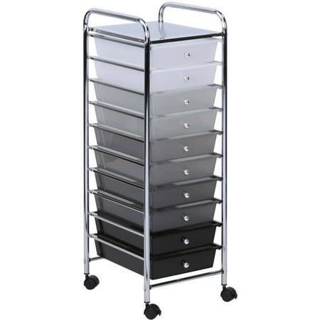 Photo 1 of Honey-Can-Do 10 Drawer Cart Shaded