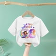 thumbnail image 3 of Camiseta de cumpleaños de casas de muñecas Gabbys, camiseta con número para niños, camisetas de manga corta para niños, Tops con estampado de dibujos animados, ropa para niños pequeños, 3 of 5