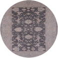 thumbnail image 1 of Ahgly Company Machine Washable Indoor Round Industrial Modern Rosy Brown Pink Area Rugs, 5' Round, 1 of 7