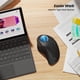thumbnail image 3 of Ratón de trackball ergonómico inalámbrico Nulea M505 recargable, 3 of 7