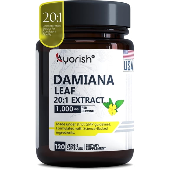 Damiana 120 Capsules
