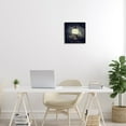 thumbnail image 2 of Stupell Industries Starry Night Sky Moon Person Bird Botanical Border Framed Wall Art, 17 x 30, Design by Paula Belle Flores, 2 of 5