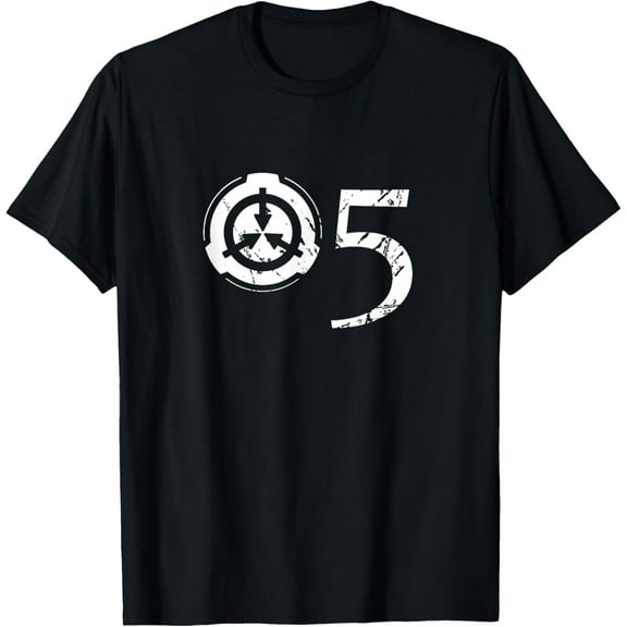 SCP Foundation 05 Council T-ShirtMen and women, White Black T-shirt, size: Extra large S-4XL