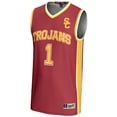 thumbnail image 2 of Youth GameDay Greats #1 Cardinal USC Trojans Lightweight Basketball Jersey, 2 of 4