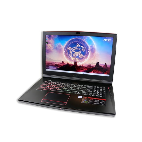 Pre-Owned MSI 17.3 GT73 Titan Core i7-7820HK 32GB DDR4 512GB SSD   1TB HDD NVIDIA GTX 1070 8GB Windows 11