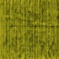 thumbnail image 1 of Ahgly Company Machine Washable Indoor Square Abstract Yellow Contemporary Area Rugs, 4' Square, 1 of 4