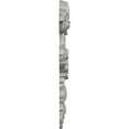 thumbnail image 3 of Ekena Millwork 6 1/2"W x 9"H x 3/4"P Rose & Ribbon Drop Onlay, 3 of 6