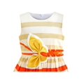 thumbnail image 4 of Girls Dress Cotton Striped Butterfly Everyday Sundress 4-5 Years, 4 of 6