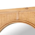 thumbnail image 4 of DecMode 22" x 42" Brown Wall Mirror with Oval Center, 4 of 9