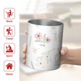 thumbnail image 5 of Floral 12oz Stainless Steel Coffee Mug – Double-Wall Insulated Cup with Spill-Resistant Lid, 360° Full-Print Design, Keeps Drinks Hot & Cold for Home, Office, Travel,Thanksgiving,Christmas, Spring, 5 of 5