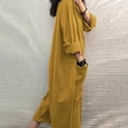 thumbnail image 5 of Women Casual Solid Pocket Romper Long Playsuit Strap Long Sleeve Jumpsuit, 5 of 9