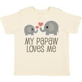 thumbnail image 3 of Inktastic My Papaw Loves Me Grandchild Boys or Girls Toddler T-Shirt, 3 of 5
