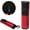 Red, variant on Prestige Import Group Apex Dual Angled Torch Lighter with Fold-out Punch Cutter - Color: Red/Black