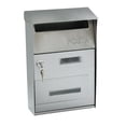 thumbnail image 1 of GROWTH TANK Heavy Duty Wall Mount Mailboxes - Vintage Decoratieve Zinklegering Letter Box -, 1 of 8