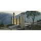 Panoramic Images PPI61579L Haute Vue d'Angle des Colonnes en Ruine Temple de Apollo Delphi Grèce Affiche Imprimée par Panoramic Images - 36 x 12 – image 1 sur 1
