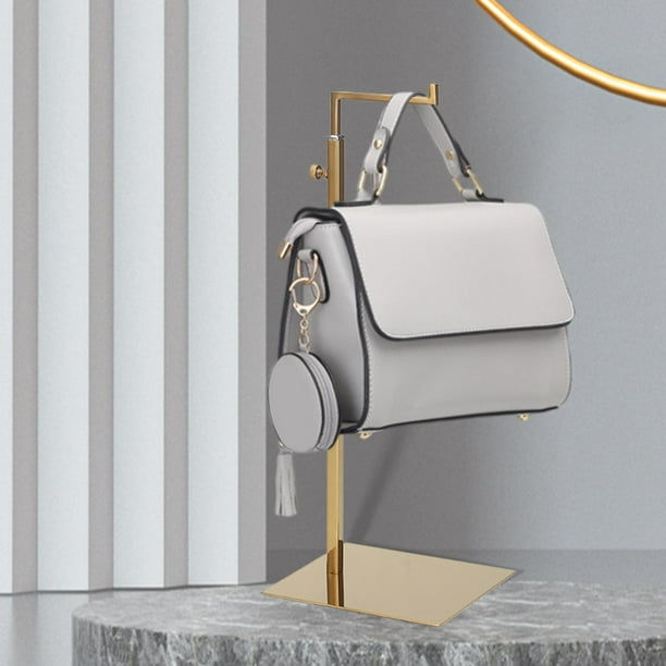 exhibición de bolsos, bolsos de hombro, monedero, te Espejo dorado Colcomx soporte de exhibición del bolso