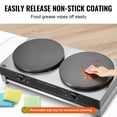 thumbnail image 2 of KFFKFF Dual-Head Crepe Maker Machine, 16" Electric Griddle, 3400W Pancake Griddle Precise Temperature Control for Pancakes, Desktop Use, 2 of 9